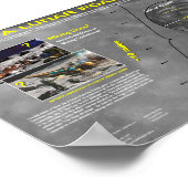 Weg-anomalie op de maan poster (Hoek)