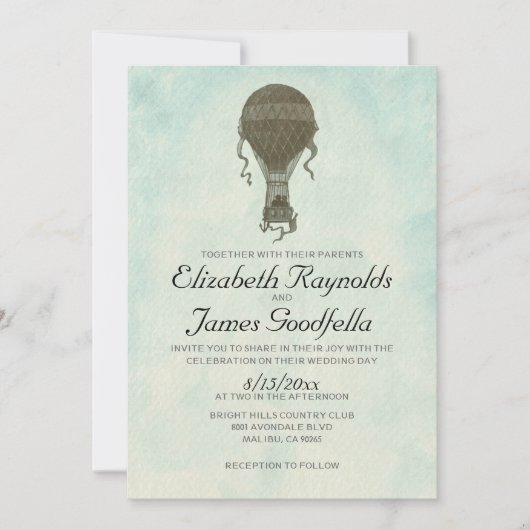  Weg-ballonvaarding Kaart (Voorkant)