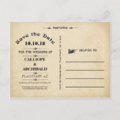 Weg-ballonvaarding met warme lucht Aankondigingskaart (Achterkant)