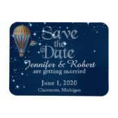 Weg-ballonvaarding met warme lucht Magneet (Horizontaal)