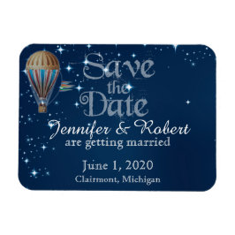 Weg-ballonvaarding met warme lucht Magneet