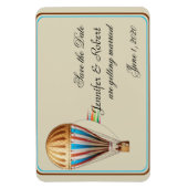 Weg-ballonvaarding met warme lucht Magneet (Verticaal)