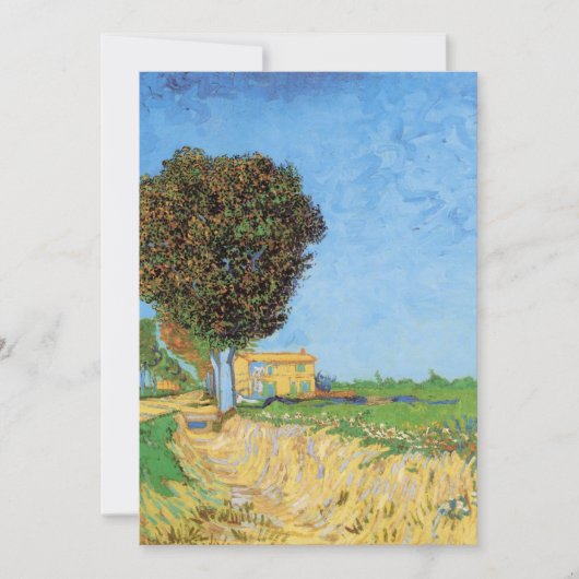 Weg bij Arles door Vincent van Gogh (Voorkant)