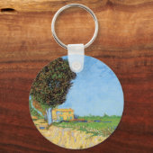 Weg bij Arles door Vincent van Gogh Sleutelhanger (Voorkant)