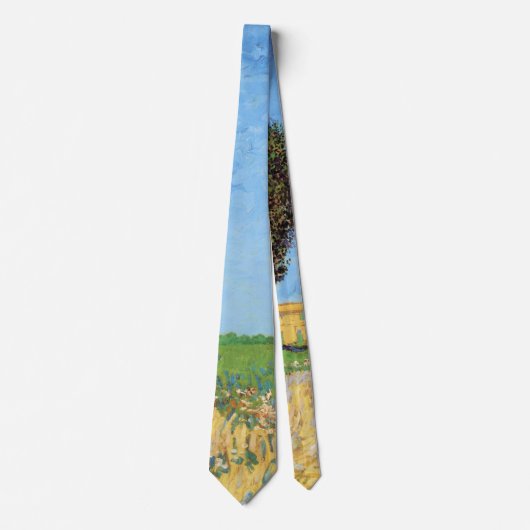Weg bij Arles door Vincent van Gogh Stropdas (Voorkant)