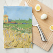 Weg bij Arles door Vincent van Gogh Theedoek (Quarter Fold)