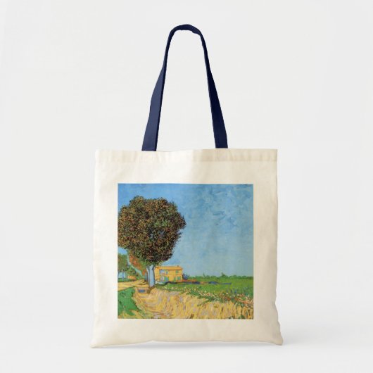 Weg bij Arles door Vincent van Gogh Tote Bag (Voorkant)