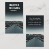 weg bij de berg visitekaartje (Voorkant / Achterkant)