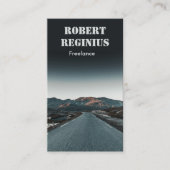 weg bij de berg visitekaartje (Voorkant)