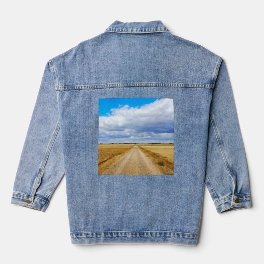Weg Boadilla del Camino - Itero de la Vega Denim Jacket (Achterkant)