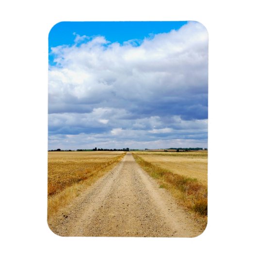 Weg Boadilla del Camino - Itero de la Vega Magneet (Verticaal)
