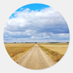 Weg Boadilla del Camino - Itero de la Vega Ronde Sticker