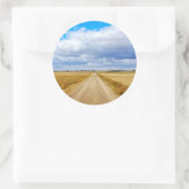 Weg Boadilla del Camino - Itero de la Vega Ronde Sticker (Tas)
