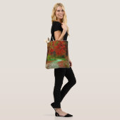 WEG BOS BOMEN BOTANISCH NATUUR LANDSCHAP TOTE BAG (Op model)
