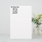 WEG! BRIEFPAPIER (Staand voorkant)