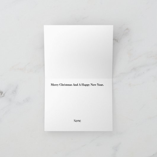 Weg-constructie en kerstkaart voor kerstmis met ke kaart (Binnen)