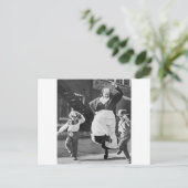 Weg dansend de dag briefkaart (Staand voorkant)