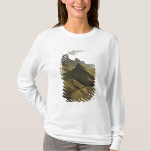 Weg die omhoog loopt naar The Quiraing, Isle of Sk T-shirt