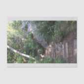 Weg door bomen tissuepapier (Voorkant)