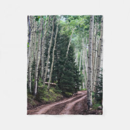 Weg door de Berk Fleece Deken