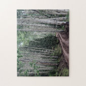 Weg door de berk legpuzzel (Verticaal)