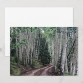 Weg door de berk notitiekaartje (Voorkant / Achterkant)