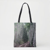 Weg door de berk tote bag (Voorkant)