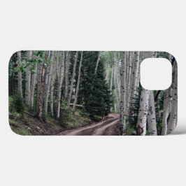 Weg door de berkenbomen iPhone-hoesjes Case-Mate iPhone Case