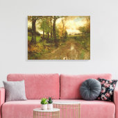 Weg door de Bossen Canvas Afdruk (Insitu (Woonkamer))