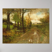 Weg door de Bossen Poster (Voorkant)