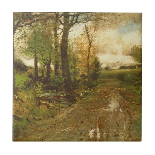 Weg door de Bossen Tegeltje (Voorkant)