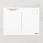 Weg door de Prairie Burn 24 x 16 Briefkaart (Achterkant)