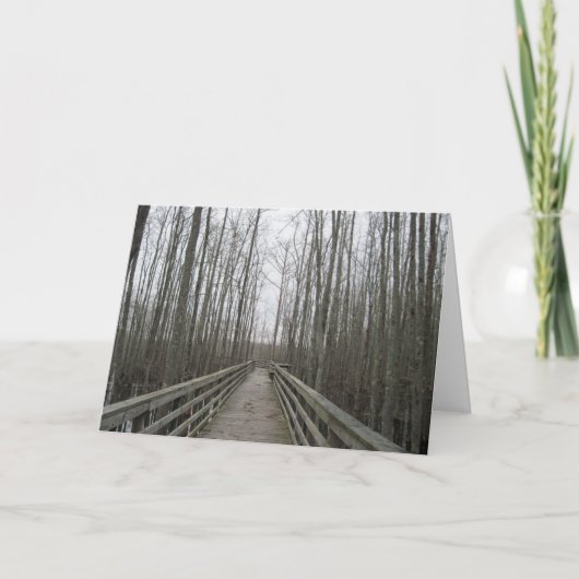 Weg door de wilde natuur kaart (Voorkant)