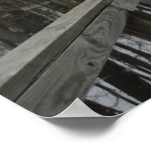 Weg door de wilde natuur poster (Hoek)