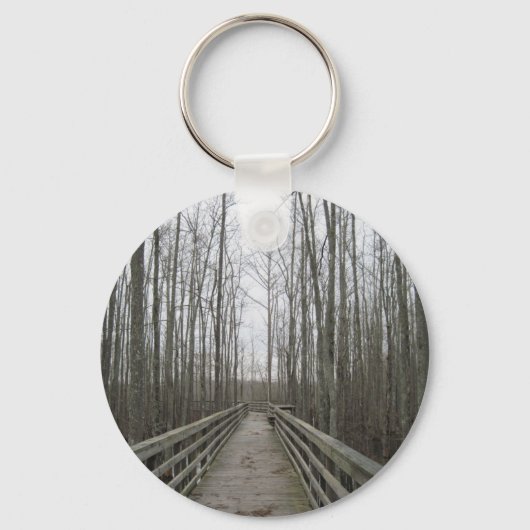 Weg door de wilde natuur sleutelhanger (Voorkant)