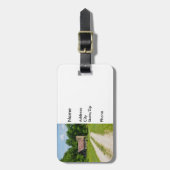 Weg door een Boerderij Bagagelabel (Voorkant verticaal)