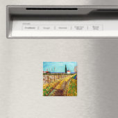 Weg door een Gebied met Willows Van Gogh Magneet (Insitu (Vaatwasser))