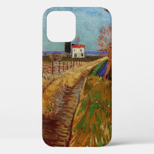 Weg door een veld, Willows door Vincent van Gogh iPhone 12 Hoesje