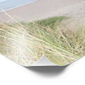 Weg door zandduinen foto afdruk (Hoek)