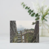 Weg en kleine brug, Gele Berg, 2 Briefkaart (Staand voorkant)