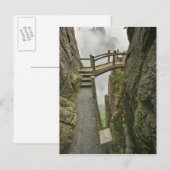 Weg en kleine brug, Gele Berg, Briefkaart (Voorkant / Achterkant)
