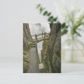 Weg en kleine brug, Gele Berg, Briefkaart (Staand voorkant)