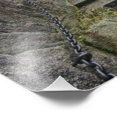 Weg en kleine brug, Gele Berg, Foto Afdruk (Hoek)