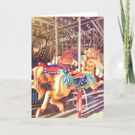 WEG GAAN WE NAAR HET WENSKAART BEDANKKAART (Voorkant)