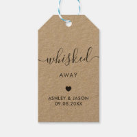 Weg gedraaid, Whisk Favor, Labels met weddenschap