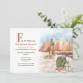 weg Gevist uitnodiging (Staand voorkant)