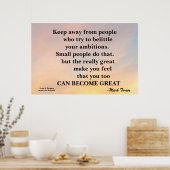 WEG HOUDEN VAN MENSEN MOTIVATIE POSTER (Keuken)