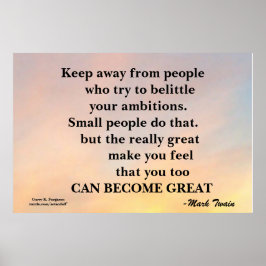 WEG HOUDEN VAN MENSEN MOTIVATIE POSTER