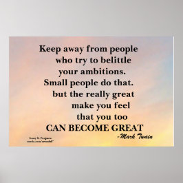 WEG HOUDEN VAN MENSEN MOTIVATIE POSTER