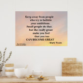 WEG HOUDEN VAN MENSEN MOTIVATIE POSTER (Keuken)